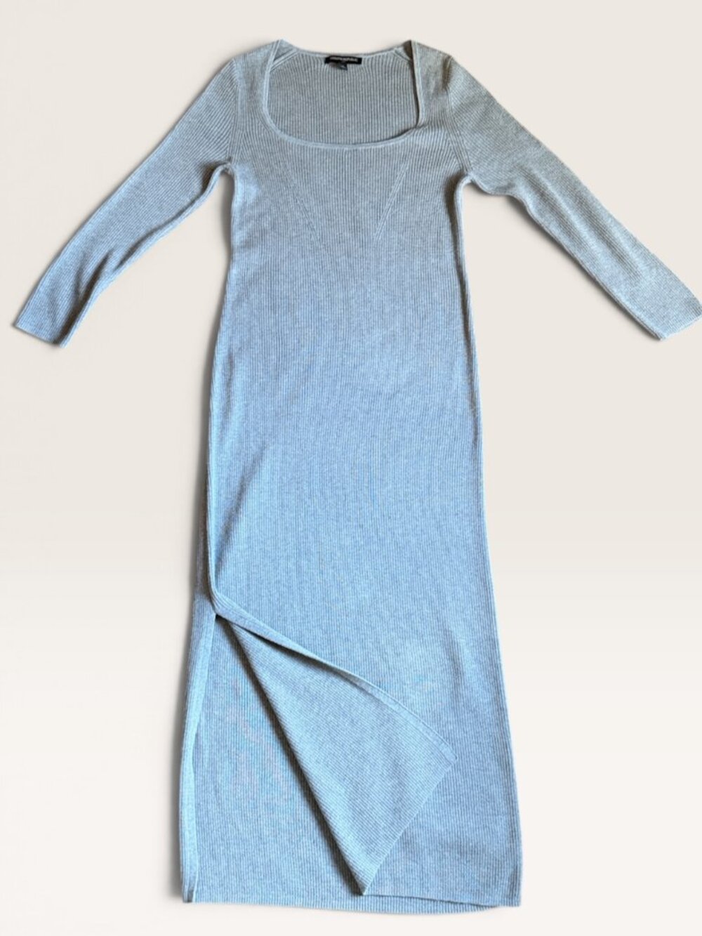 Banana Republic Grey knit maxi dress